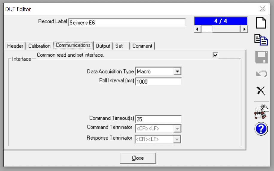 calibration of gas meters